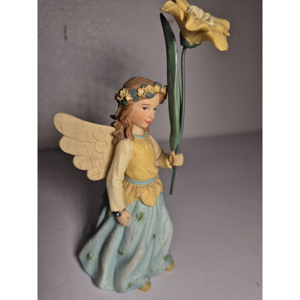 Wildflower Angels Figures "Daffodils For March" Resin Figurine